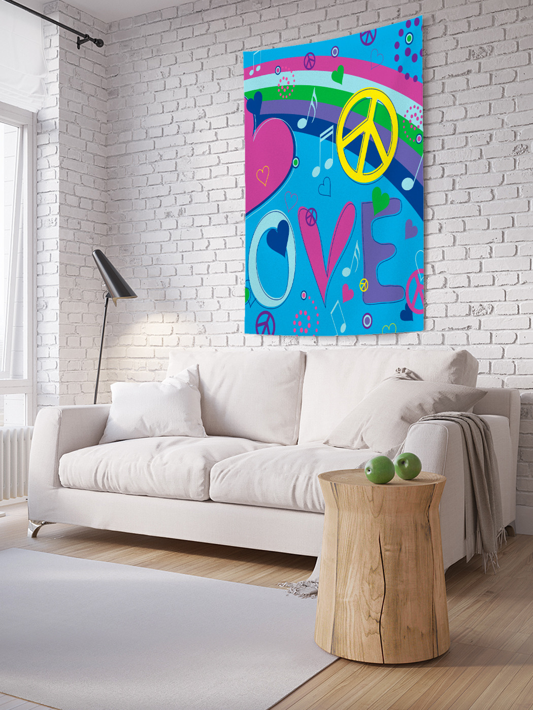 

Вертикальное фотопанно на стену JoyArty Радуга любви 150x200 см, Радуга любви