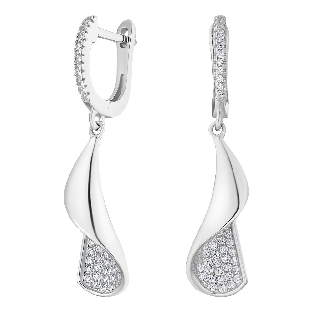

Серьги из серебра с фианитом ЮВЕЛИР КАРАТ B15725-E, B15725-E