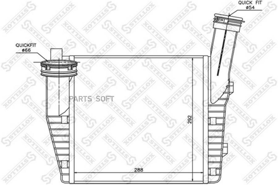 

STELLOX Интеркулер STELLOX 1040079sx