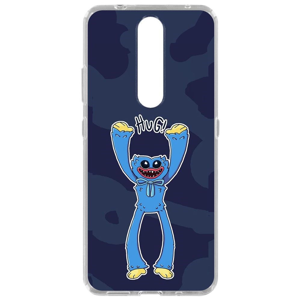 

Чехол-накладка Krutoff Clear Case Хаги Ваги Обнимашки для Nokia 2.4, Прозрачный