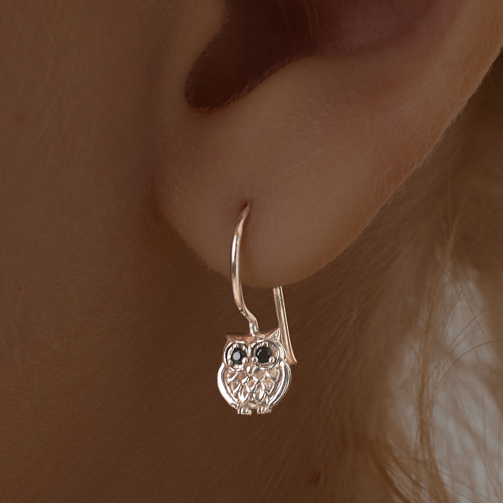 

Серьги из серебра ЮВЕЛИР КАРАТ 2828679/9, фианит, 2828679/9