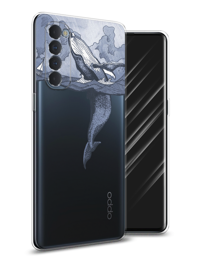 

Чехол Awog на Oppo Reno 4 Pro "Два измерения", Разноцветный, 258950-7