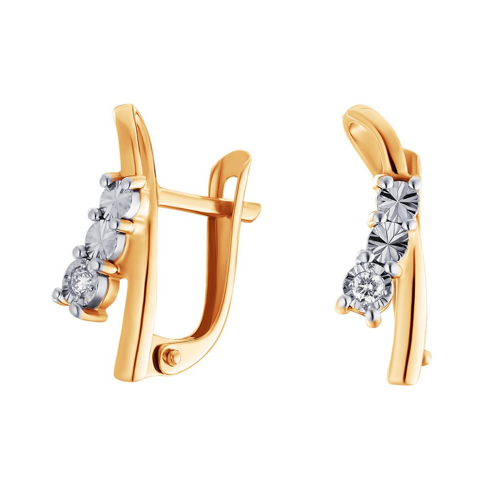 

Серьги из красного золота с бриллиантом ЮВЕЛИР КАРАТ 3224003/9, 3224003/9