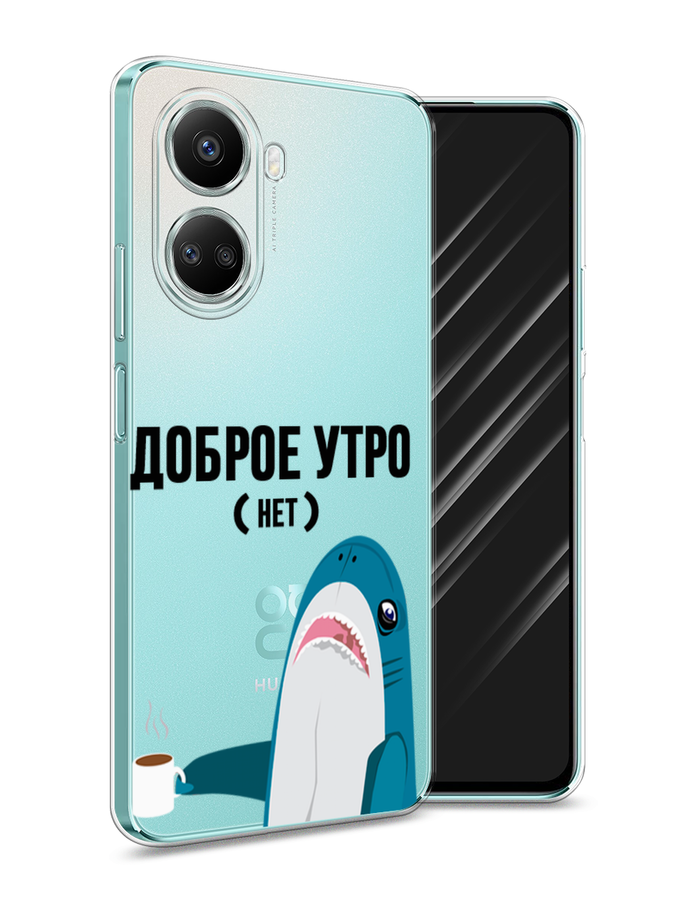 

Чехол Awog на Huawei nova 10 SE "Доброе утро", Синий;белый;черный, 6109650-2