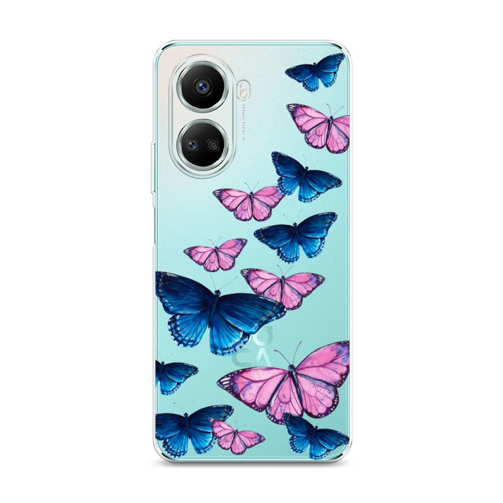 

Чехол Awog на Huawei nova 10 SE "Полет бабочек", Синий;черный;розовый, 6109650-2