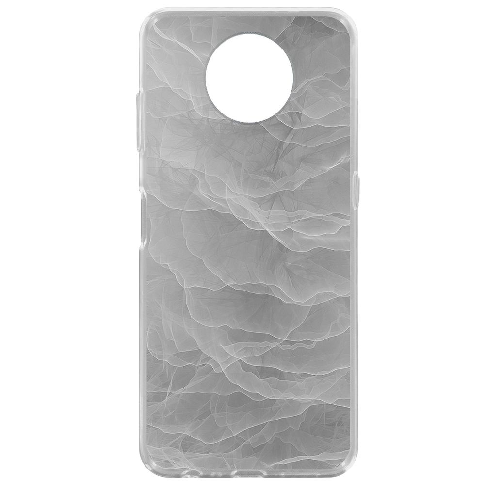 

Чехол-накладка Krutoff Clear Case Абстракт туман для Nokia G10, Прозрачный