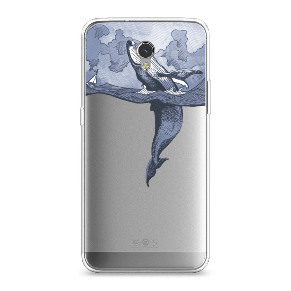 

Чехол Awog на ZTE Blade V7 / ЗТЕ Блэйд V7 "Два измерения", Разноцветный, 131150-7
