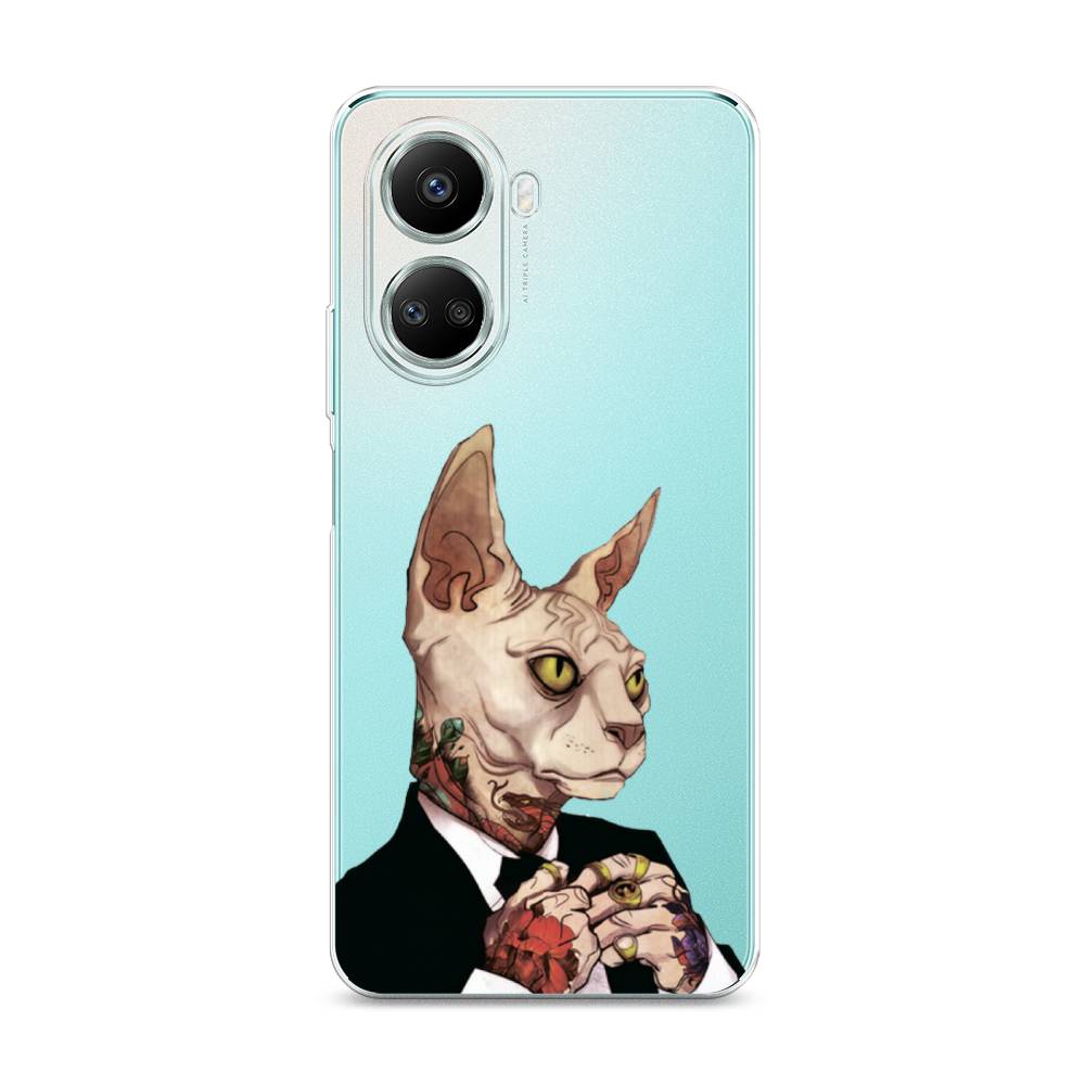 

Чехол Awog на Huawei nova 10 SE "Татуированный сфинкс", Бежевый;черный;красный, 6109650-7