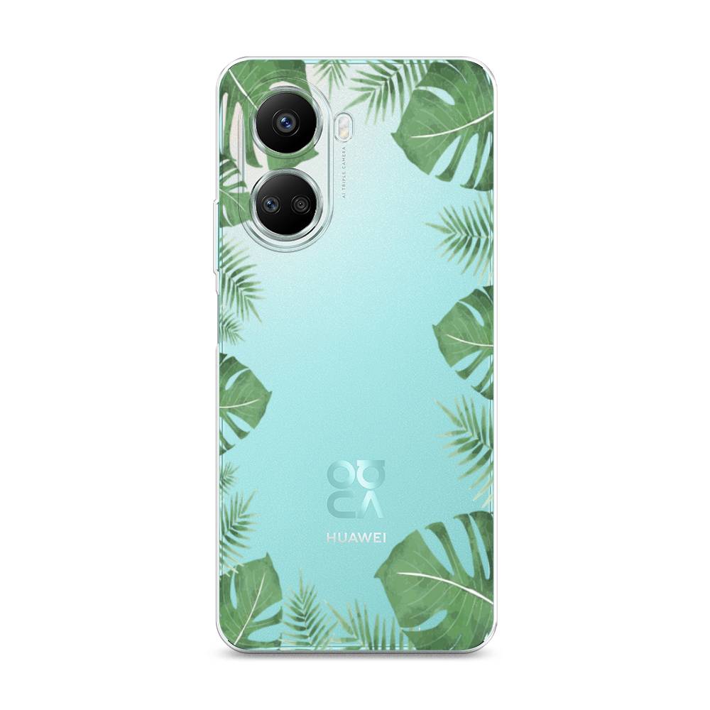 

Чехол Awog на Huawei nova 10 SE "Листья папоротника рамка", Зеленый, 6109650-8