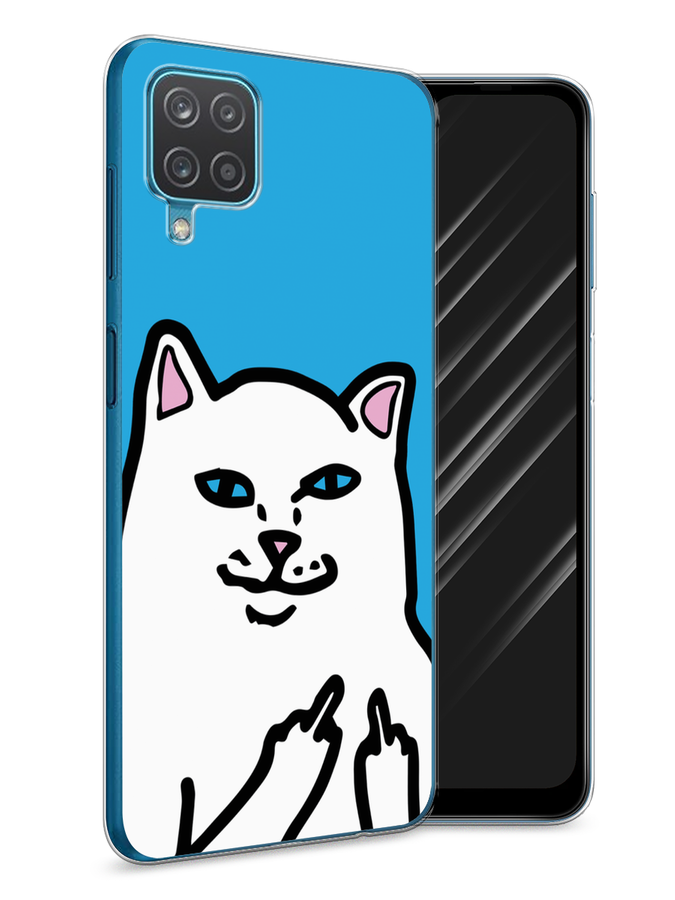 

Чехол Awog на Samsung Galaxy A12 / Самсунг A12 "Кот жесть", Разноцветный, 2101650-9