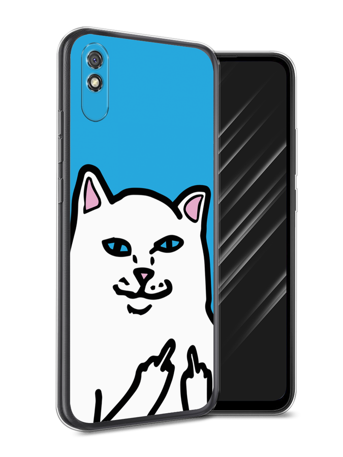 

Чехол Awog на Xiaomi Redmi 9A "Кот жесть", Разноцветный, 38950-9