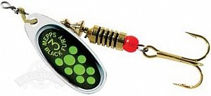 

Блесна вращающаяся Mepps Black Fury 0 Silver/Chartreuse