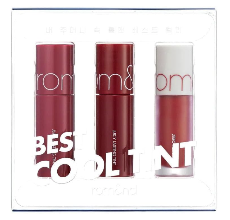 ROM ND best Tint Edition #02 cool Tone. Тинт для губ. Мини тинт. Тинты Romand.