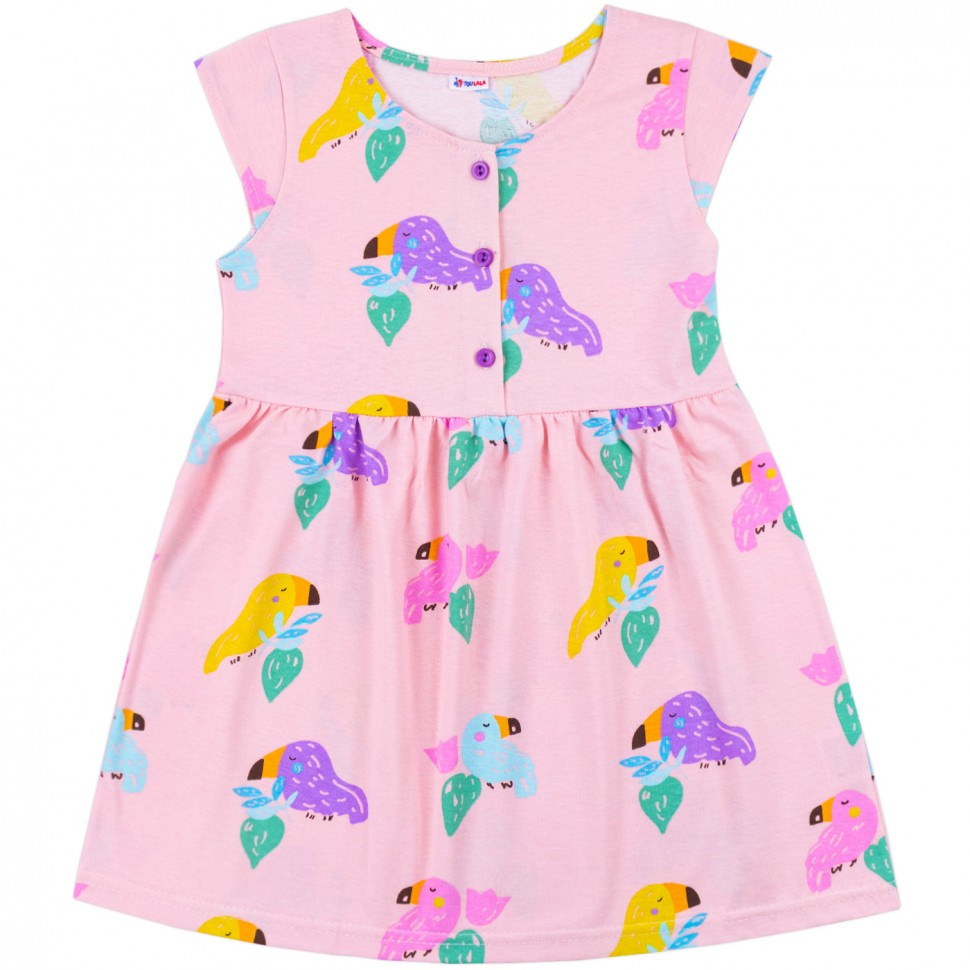 Платье детское YOULALA 7м0522 цв. розовый р. 134