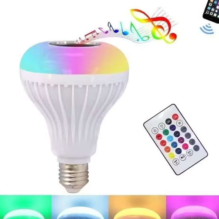 Умная музыкальная лампа TOP-Store LED Music Bulb E27, RGB, Bluetooth