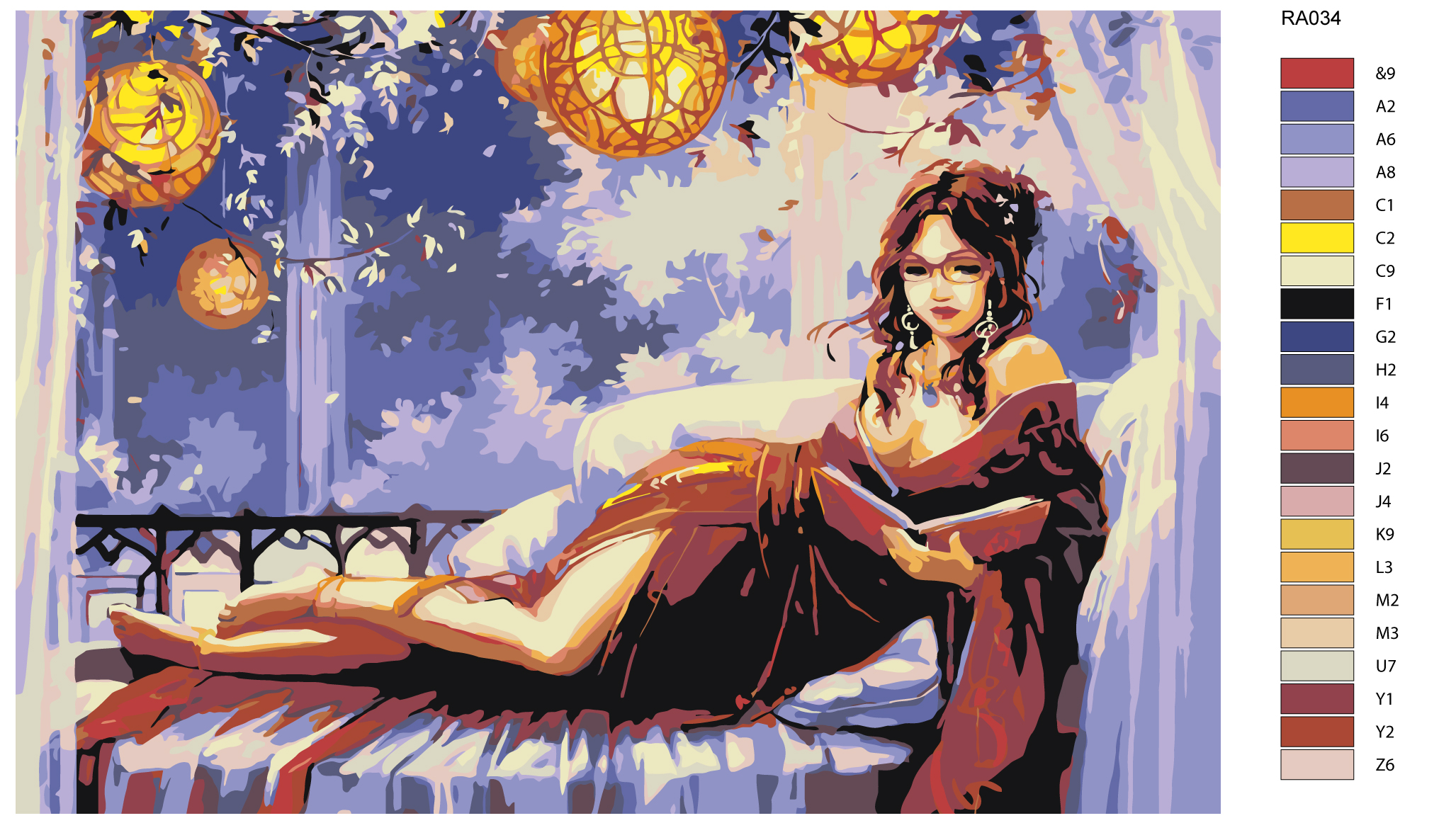 

Картина по номерам, Живопись по номерам, 80 x 120, RA034, RA034