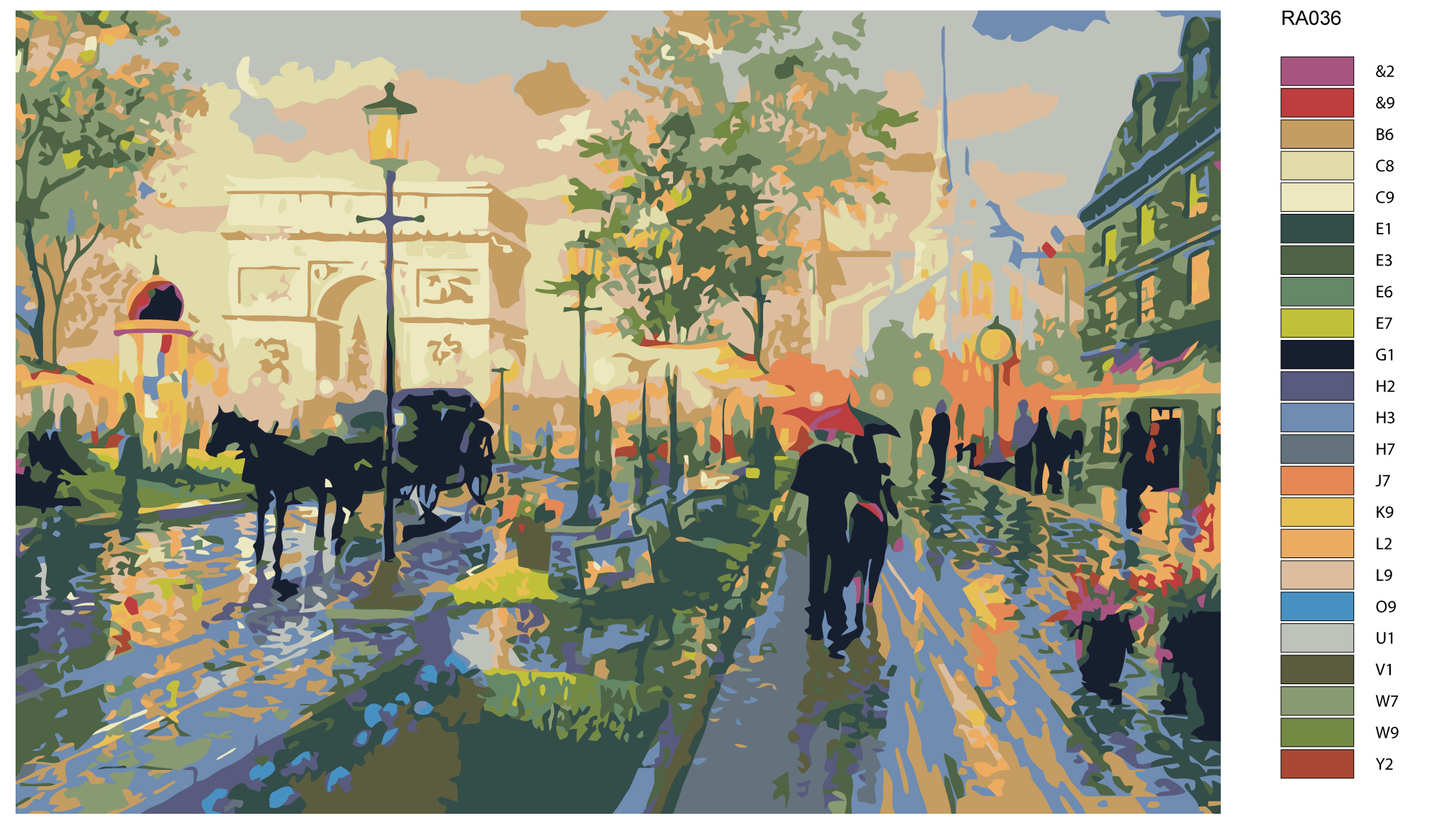 

Картина по номерам, Живопись по номерам, 60 x 90, RA036, RA036