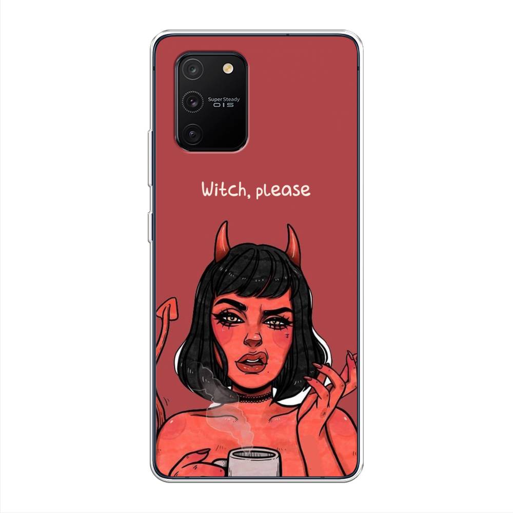 

Чехол Awog на Samsung Galaxy A91/S10 Lite "Evil Girl", Разноцветный, 29950-6