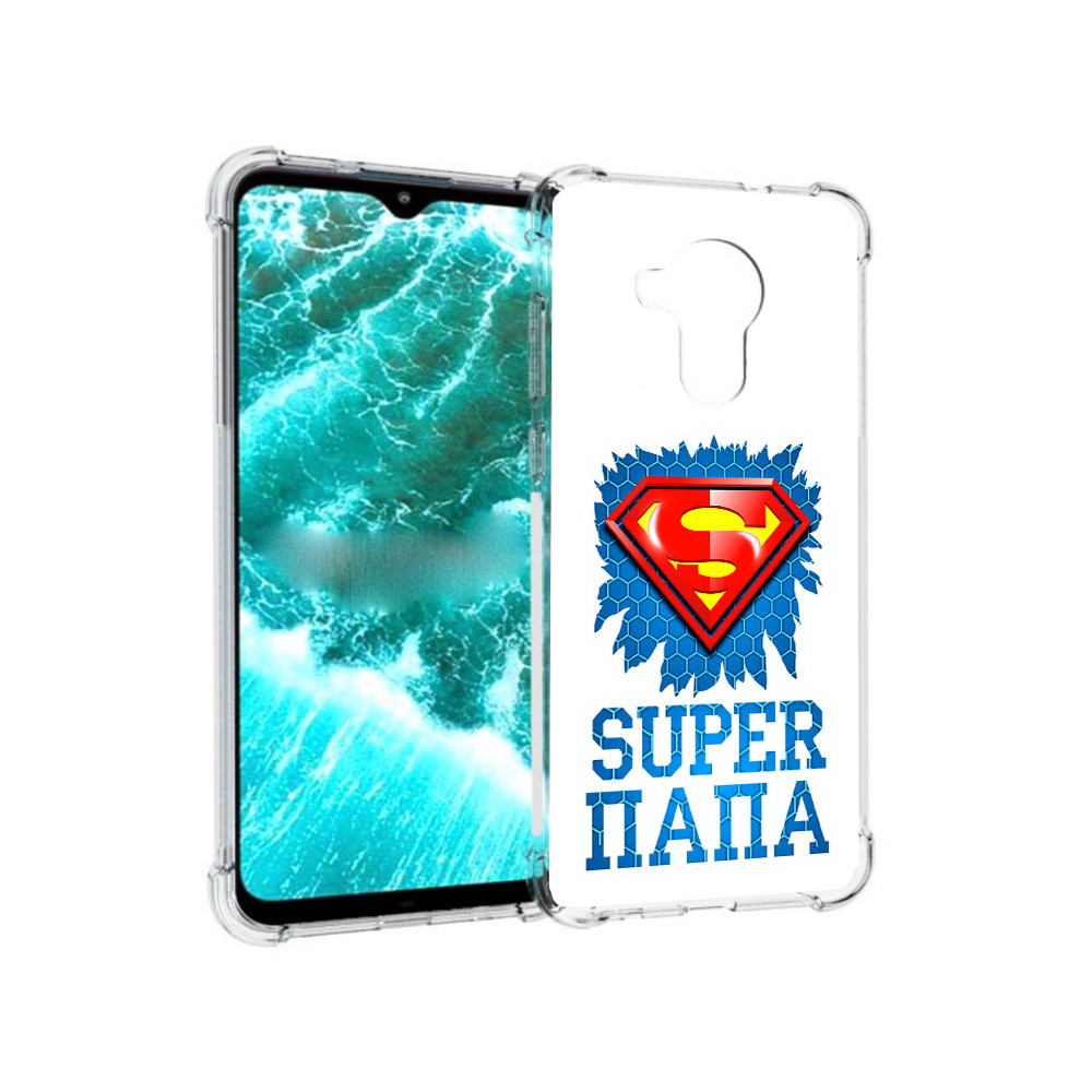 

Чехол MyPads Tocco для Nokia C30 Супер Папа (PT227054.117.165), Прозрачный, Tocco