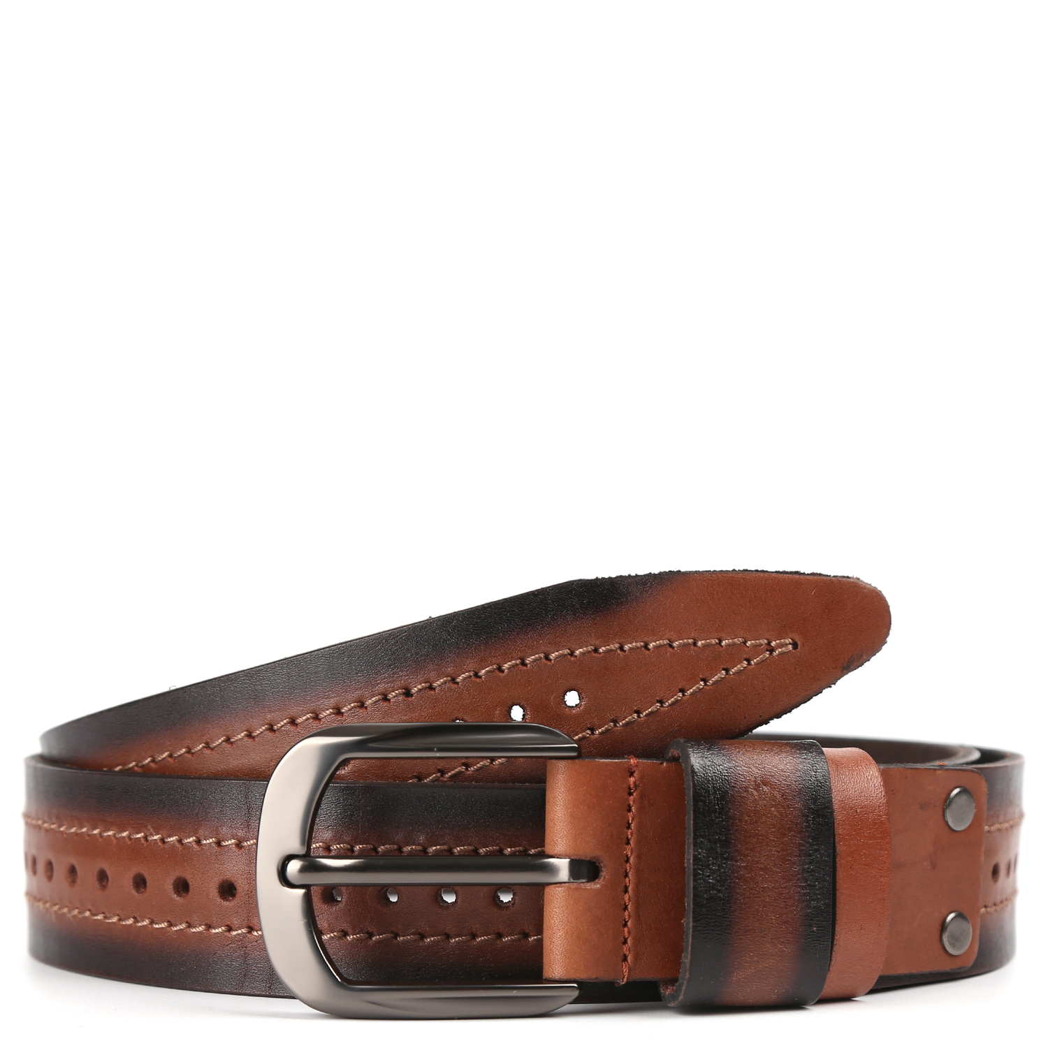 

Ремень мужской Leo Ventoni LV2204-12 коричневый, р. 125, LV2204-12