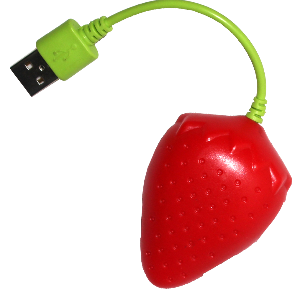 фото Разветвитель iconik usb type-a - usb type-a вилка-розетка м (hub-straw-4)