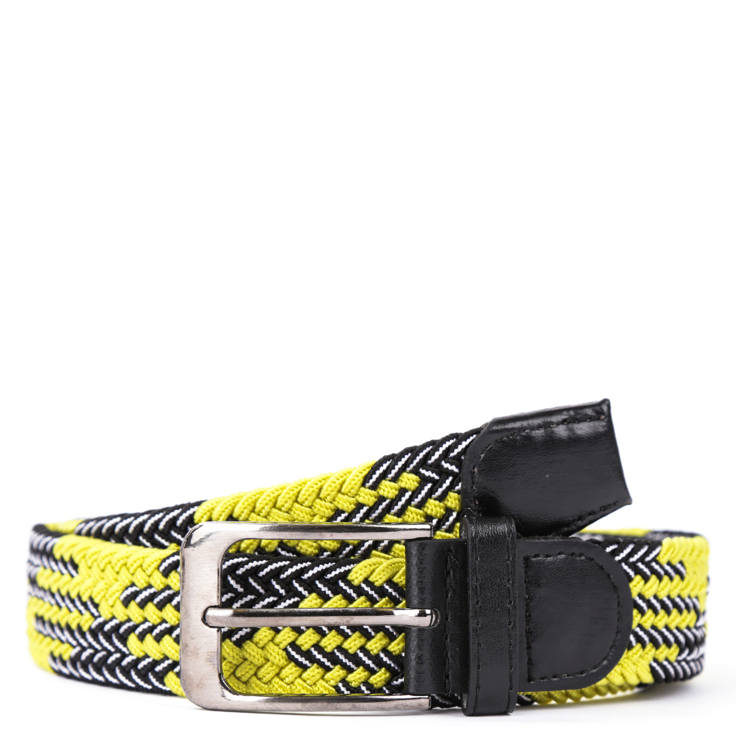 

Ремень женский FABRETTI FR136PU-7 желтый, черный, р. 125, FR136PU-7