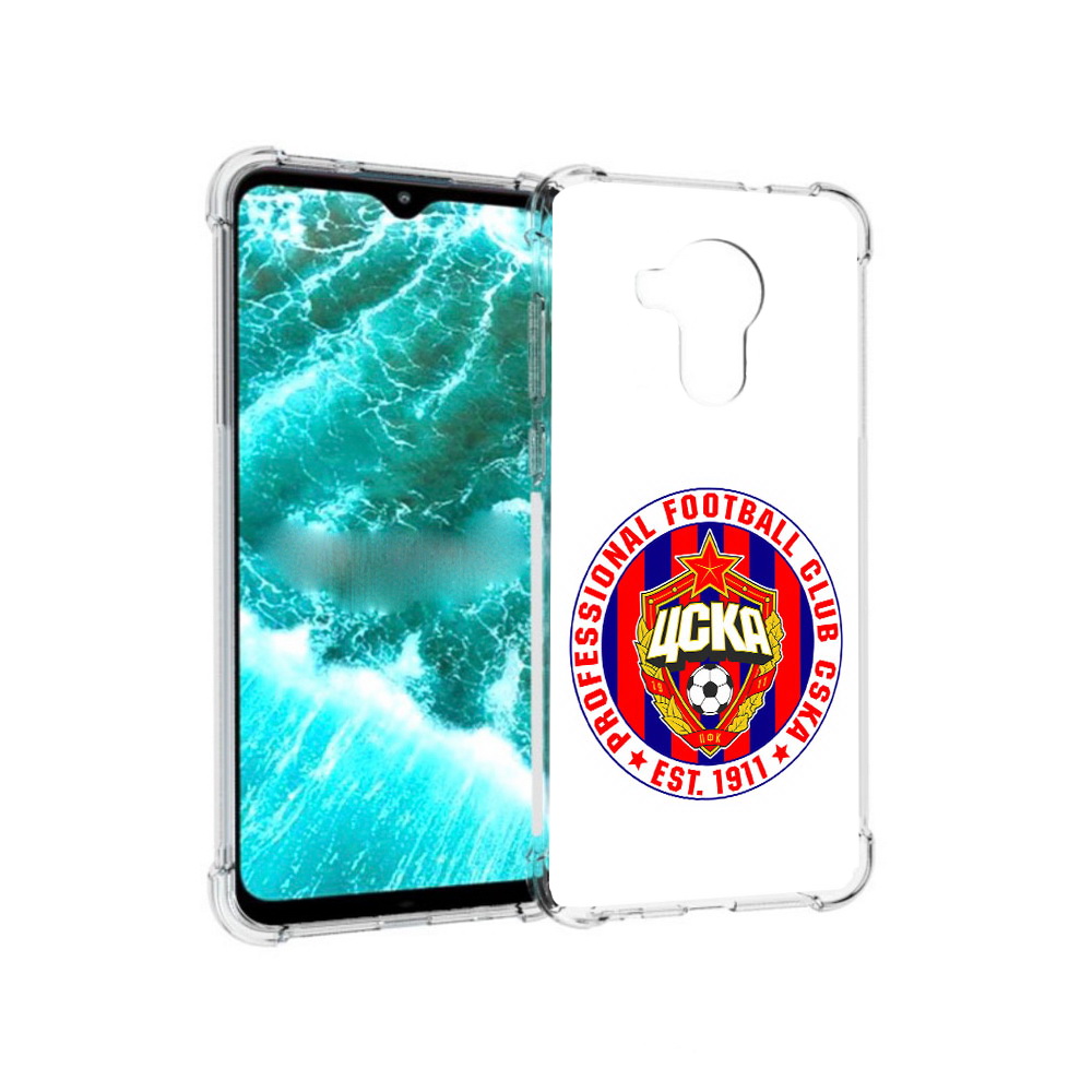 

Чехол MyPads Tocco для Nokia C30 ФК ЦСК логотип (PT227054.117.178), Прозрачный, Tocco