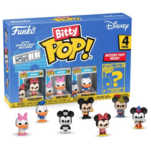 Фигурка Funko Bitty POP!: Disney S2: Minnie Mouse+Daisy Duck+Donald Duck+Mystery (1 of 4)