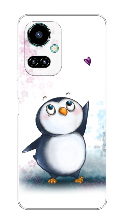 

Чехол Awog на Tecno Camon 19/19 Pro 4G "Пингвин и сердечко", Разноцветный, 302250-1