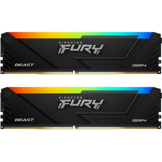 

Оперативная память Kingston Fury Beast (KF437C19BB2AK2 / 16) DDR4 2x8Gb 3733MHz, Fury Beast