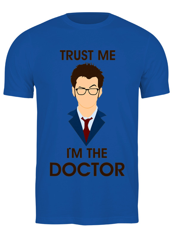 

Футболка мужская Printio Doctor who синяя S, Синий, Doctor who