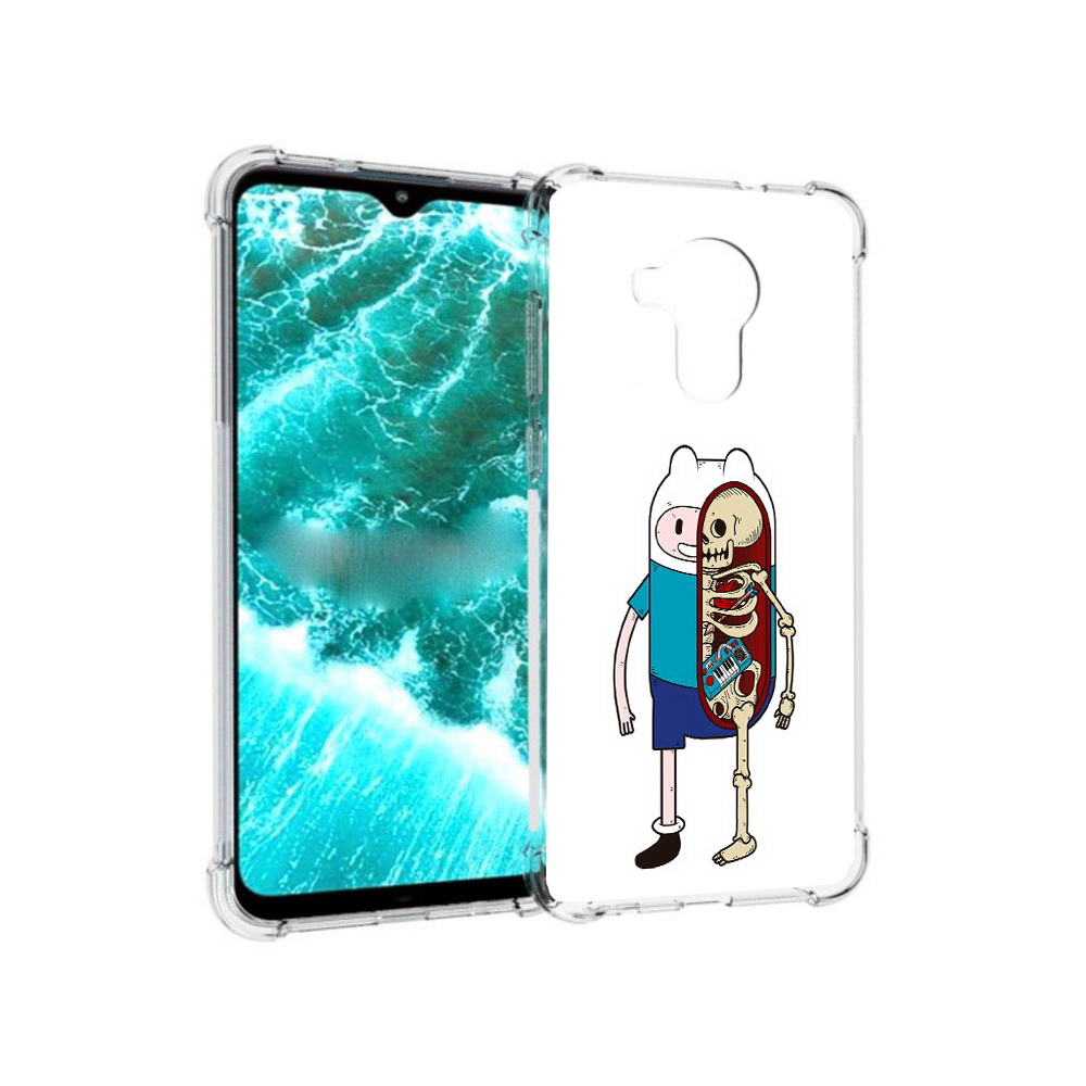 

Чехол MyPads Tocco для Nokia C30 Финн скелет (PT227054.117.187), Прозрачный, Tocco