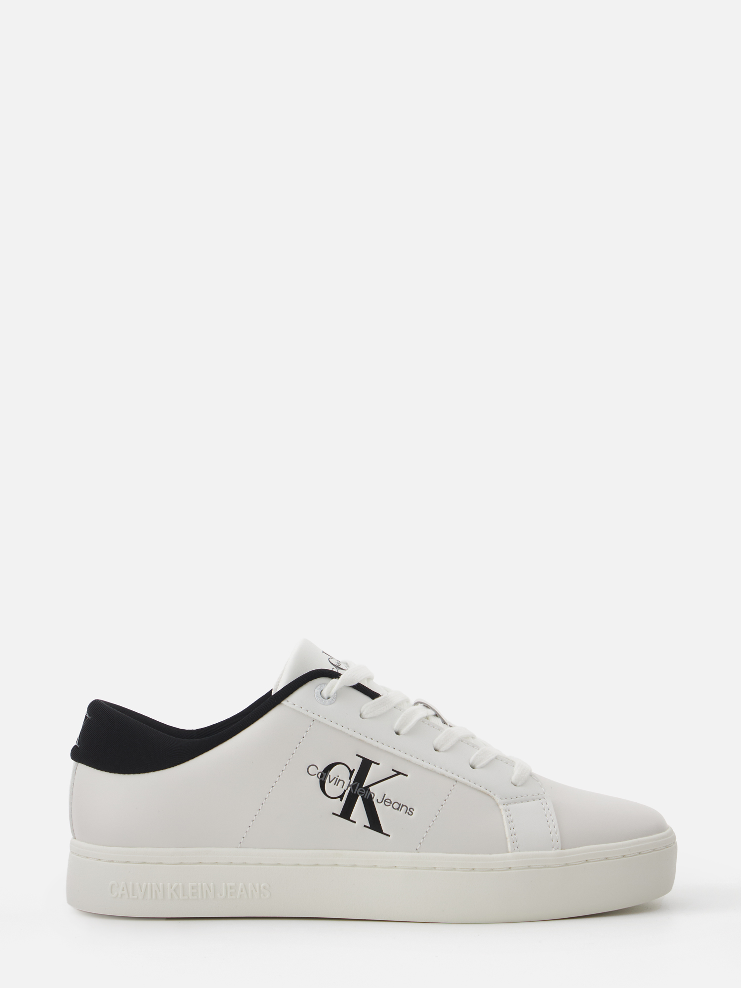 

Кеды женские Calvin Klein Jeans YW0YW01444 белые 39 EU, Белый, YW0YW01444