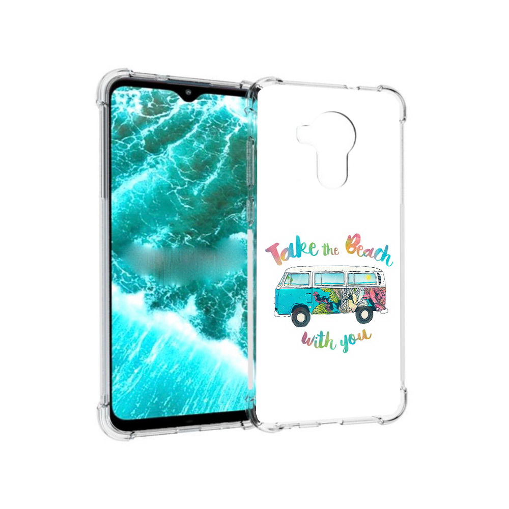 

Чехол MyPads Tocco для Nokia C30 Хиппи автобус (PT227054.117.190), Прозрачный, Tocco