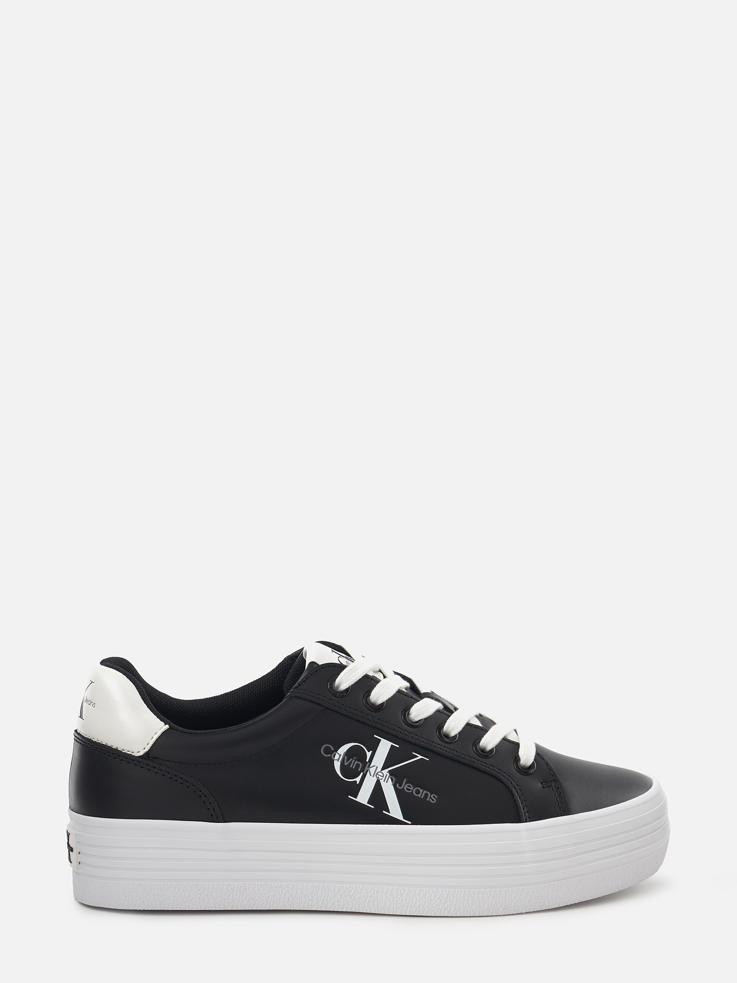 

Кеды женские Calvin Klein YW0YW01474 черные 40 EU, Черный, YW0YW01474