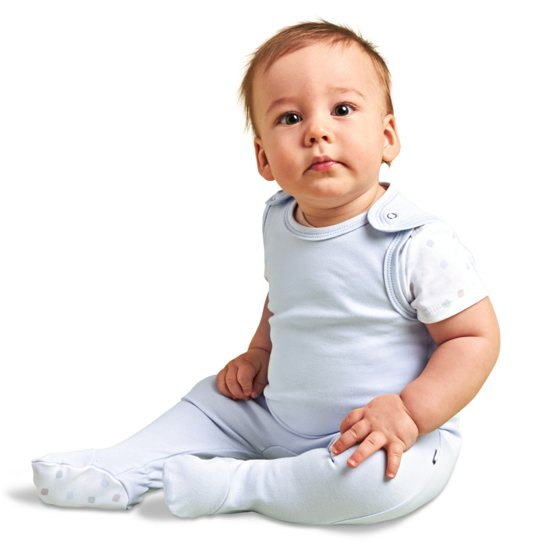 

Ползунки для новорожденных loombee арт. С-TU-6412-68 голубой р.68, С-TU