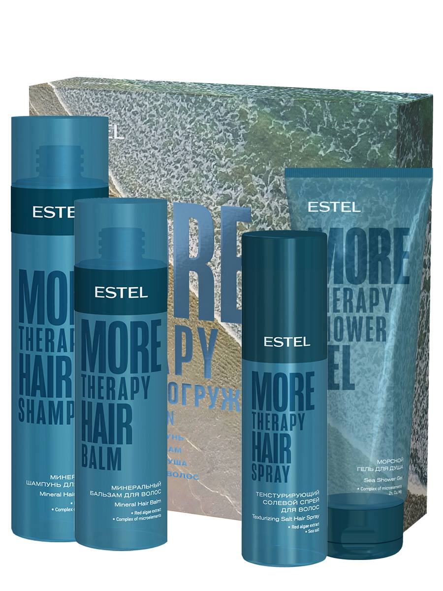 Набор ESTEL PROFESSIONAL для волос и тела MORE THERAPY Полное погружение 250+200+250+100мл