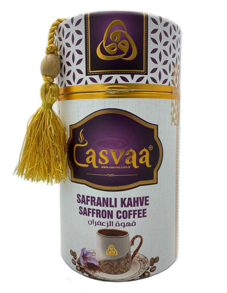 

Турецкий кофе молотый с шафраном Casvaa Saffron 250гр