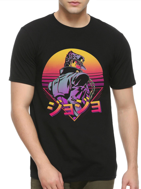 фото Футболка мужская dreamshirts jojo's bizarre adventure черная xs