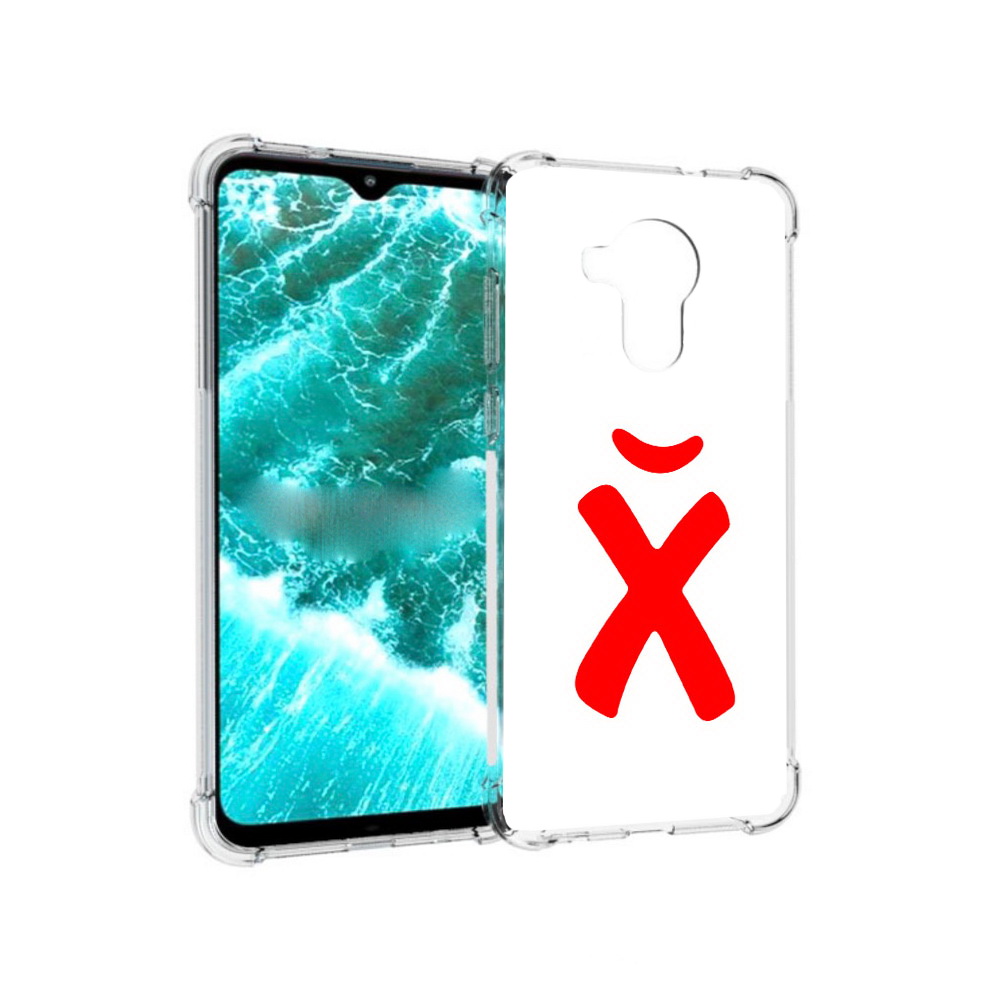 

Чехол MyPads Tocco для Nokia C30 абстракция буква х (PT227054.117.209), Прозрачный, Tocco