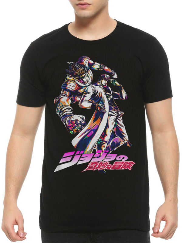 фото Футболка мужская dreamshirts jojo's bizarre adventure черная m