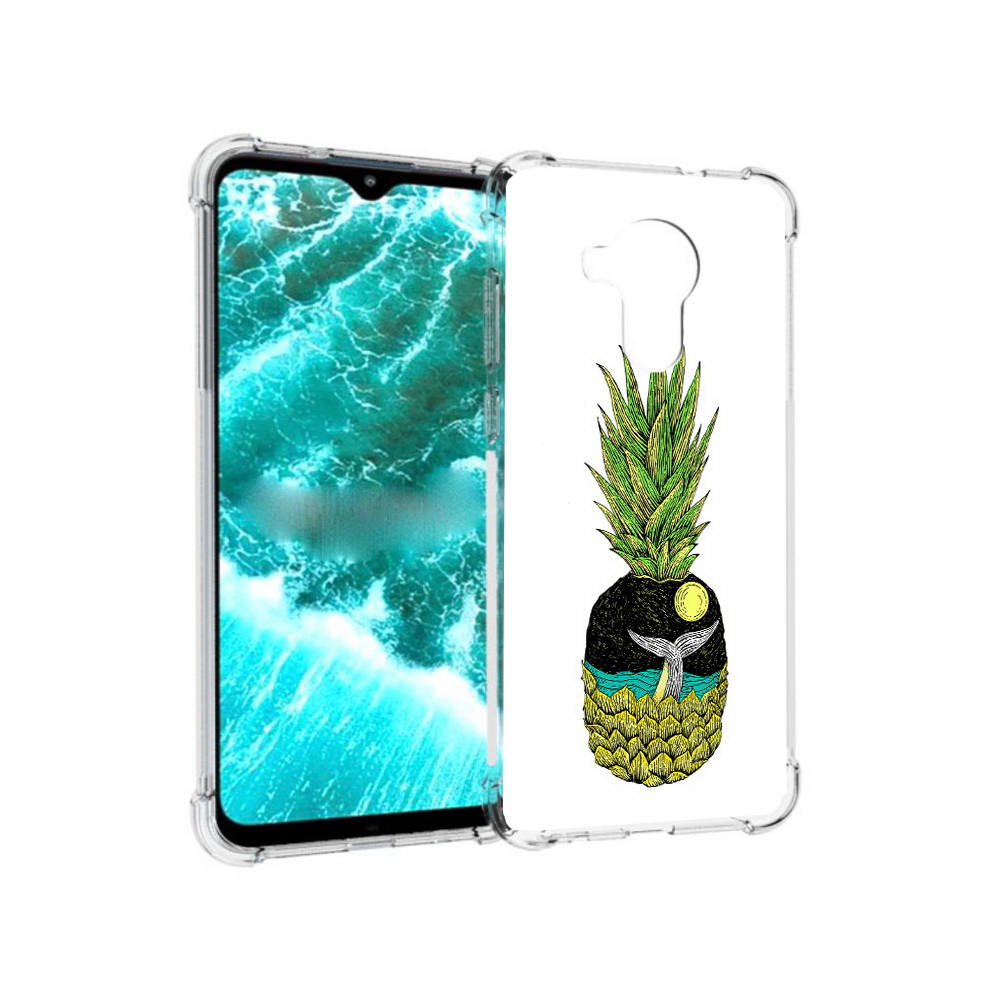Чехол MyPads Tocco для Nokia C30 ананас с китом (PT227054.117.220)
