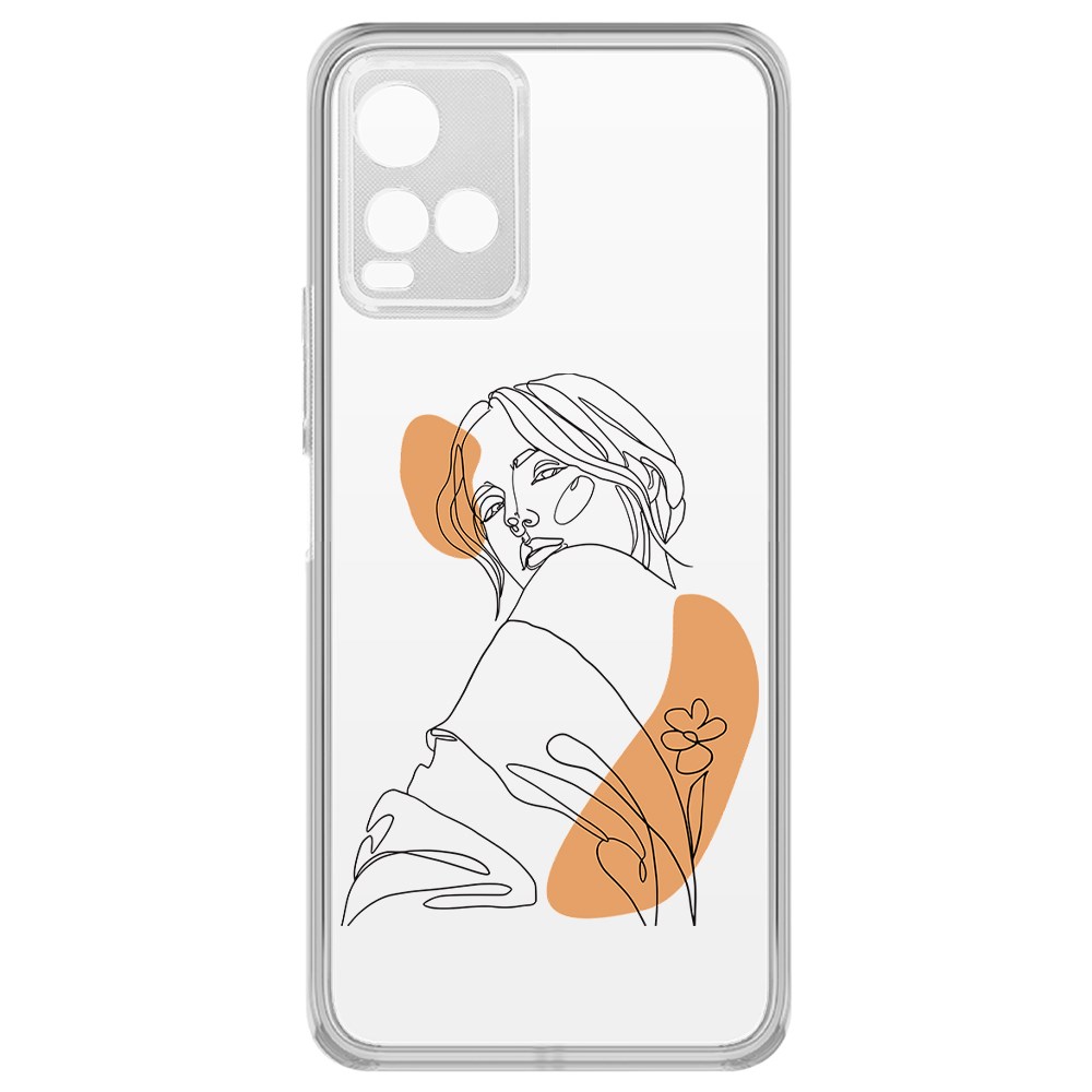 

Чехол-накладка Krutoff Clear Case Загадка для Vivo Y21, Прозрачный