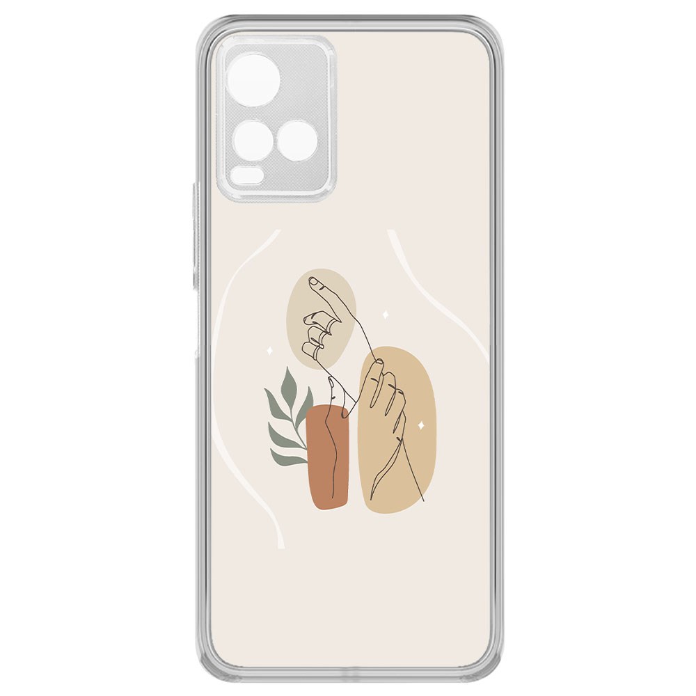 

Чехол-накладка Krutoff Clear Case Тонкость для Vivo Y21, Прозрачный