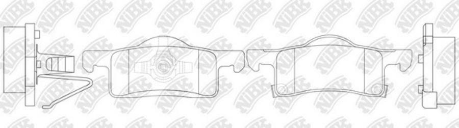 

Колодки Дисковые З. Ford Expedition, Lincoln Navigator 03 Nibk Pn0620 NiBK арт. PN0620