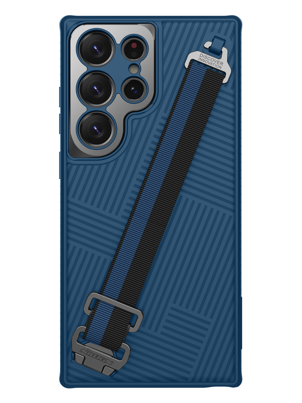 

Чехол Nillkin для Galaxy S23 Ultra с ремешком на руку Blue, Синий, Strap case