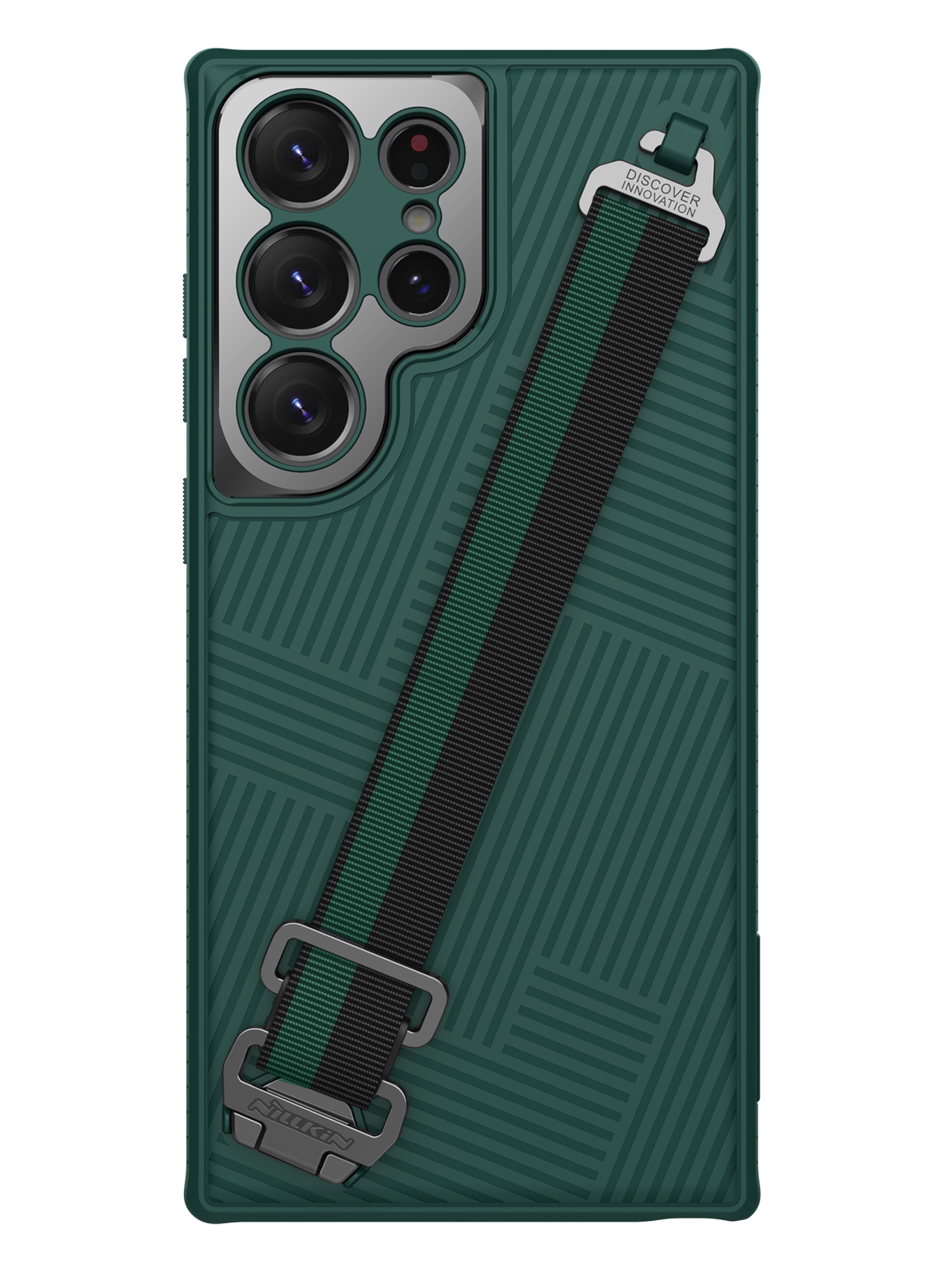 

Чехол Nillkin для Galaxy S23 Ultra с ремешком на руку Green, Зеленый, Strap case