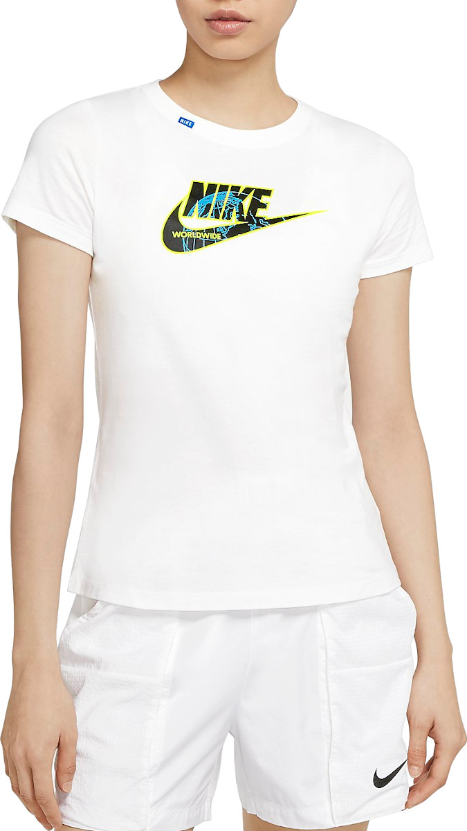Футболка женская Nike Nsw Tee Worldwide 1 CV9164-100 белая S