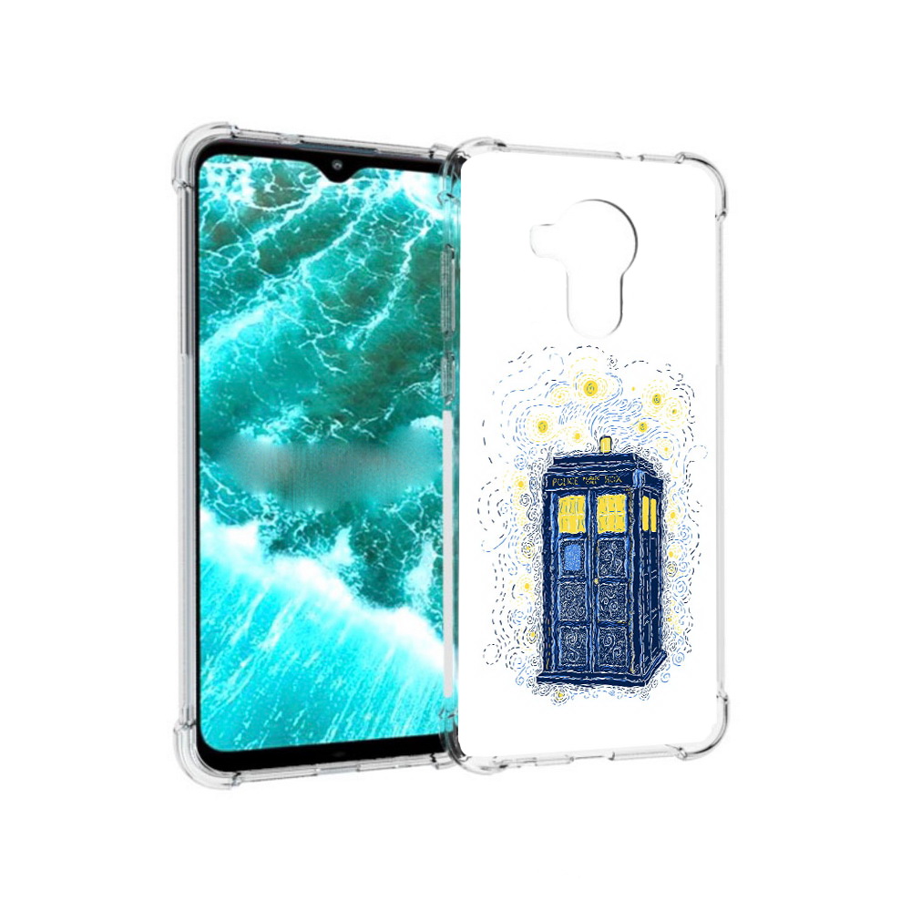 

Чехол MyPads Tocco для Nokia C30 будка рисунок (PT227054.117.249), Прозрачный, Tocco