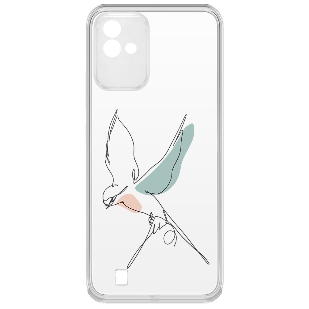 

Чехол-накладка Krutoff Clear Case Полет для Realme Narzo 50i